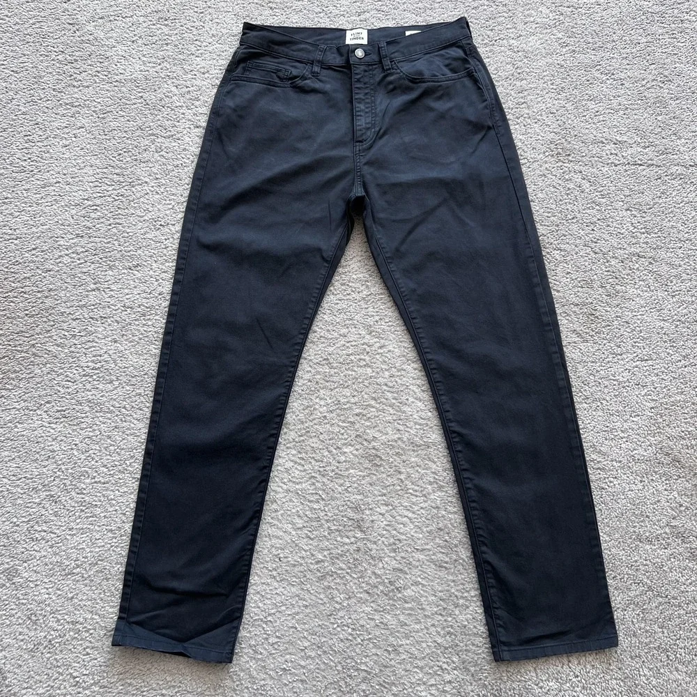 Flint And Tinder Pants Mens 30x30 Gray Slim Tapered Chino Stretch Casual